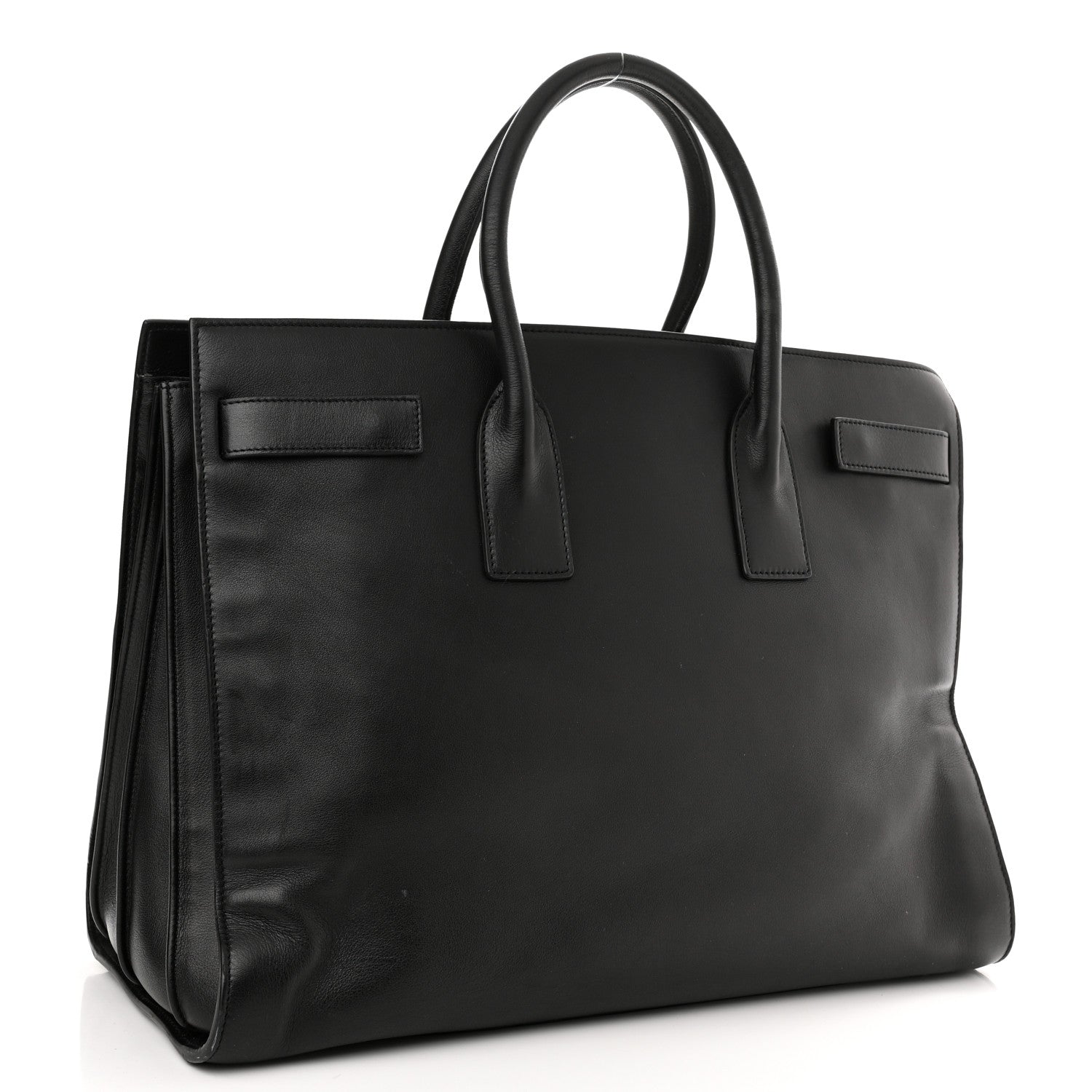 Saint Laurent Calfskin Large Sac De Jour Carryall Black 3 of 19