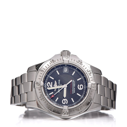 Breitling Stainless Steel 33mm Colt Oceane Quartz Watch Black A77380 4 of 7