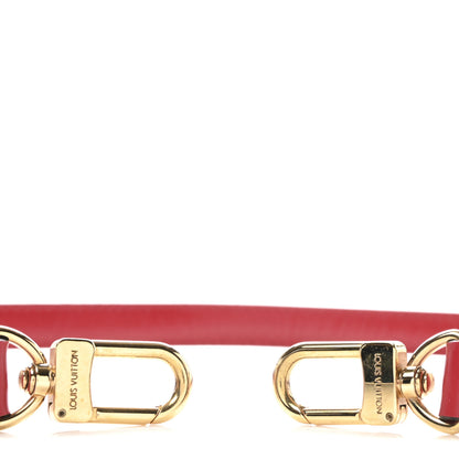 Louis Vuitton Calfskin 16mm Adjustable Shoulder Strap Red 3 of 3
