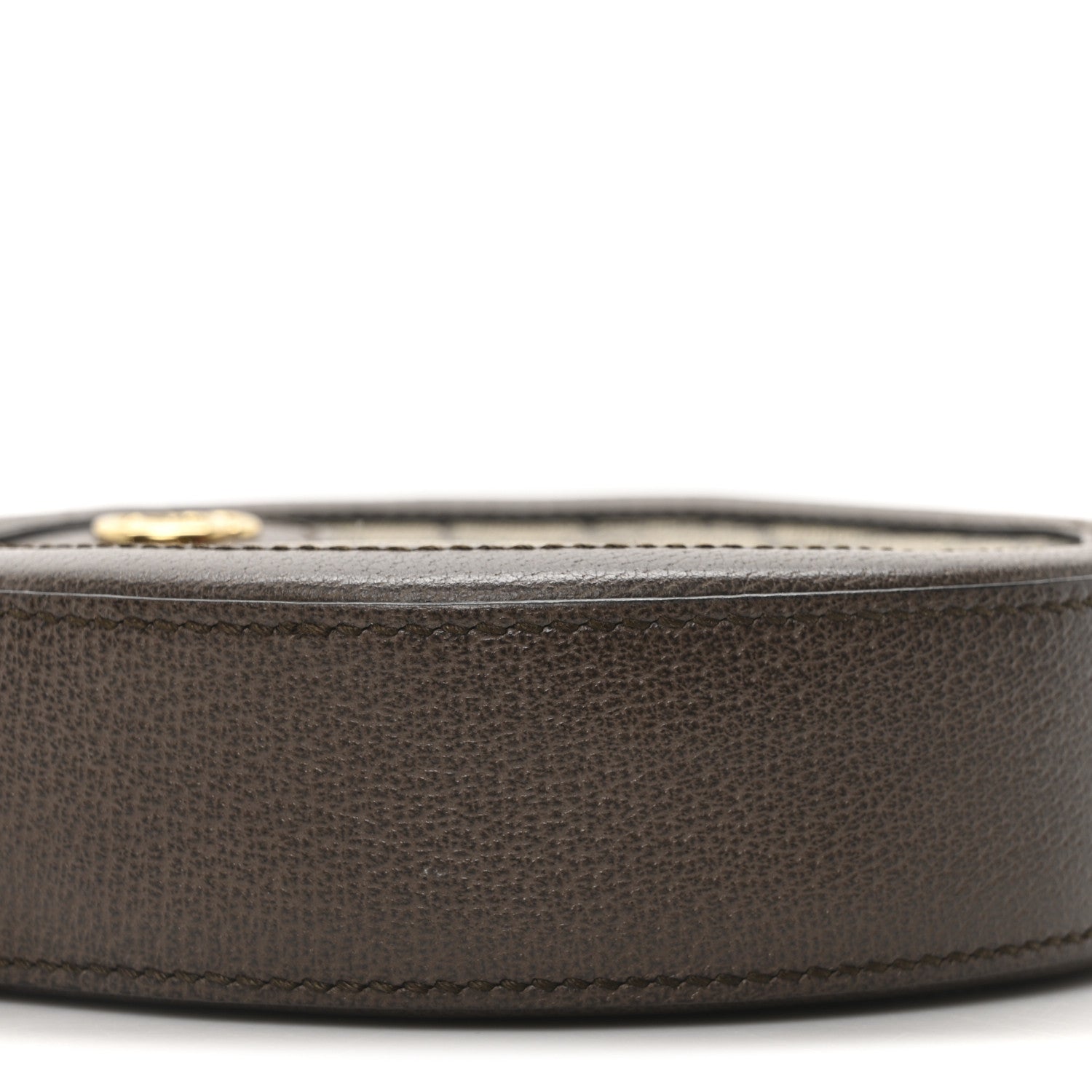 Gucci GG Supreme Monogram Web Mini Ophidia Round Shoulder Bag Brown 9 of 10