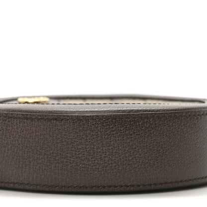 Gucci GG Supreme Monogram Web Mini Ophidia Round Shoulder Bag Brown 9 of 10