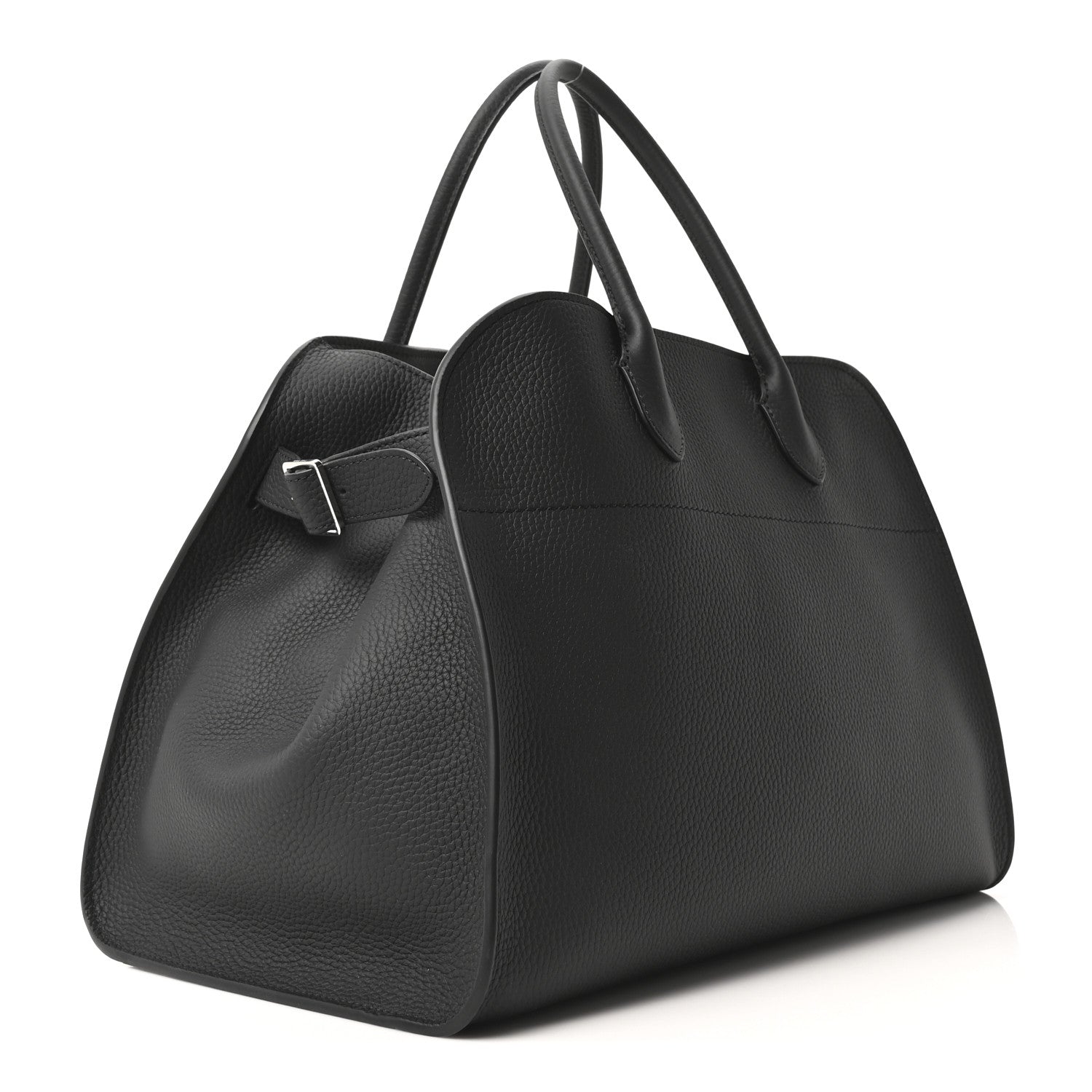 The Row Matte Grained Calfskin Soft Margaux 15 Black 3 of 9