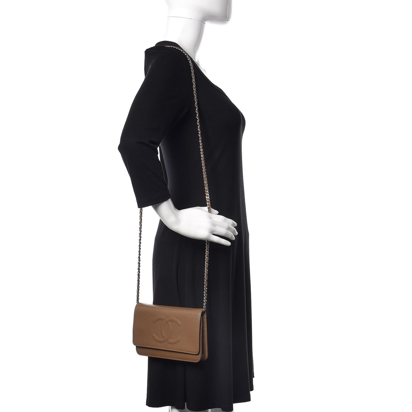 Caviar Timeless CC Wallet On Chain WOC Brown