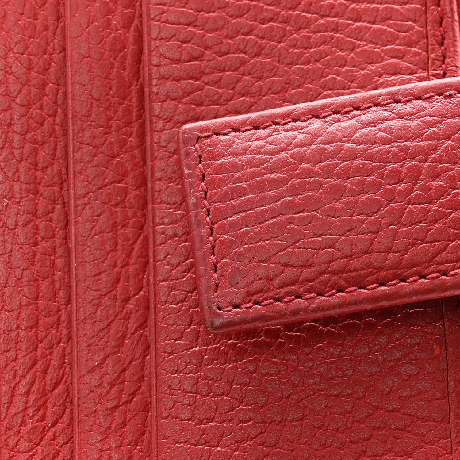 Gucci Monogram Dollar Calfskin Zip Around French Flap Wallet Beige Ebony Rosso 10 of 11