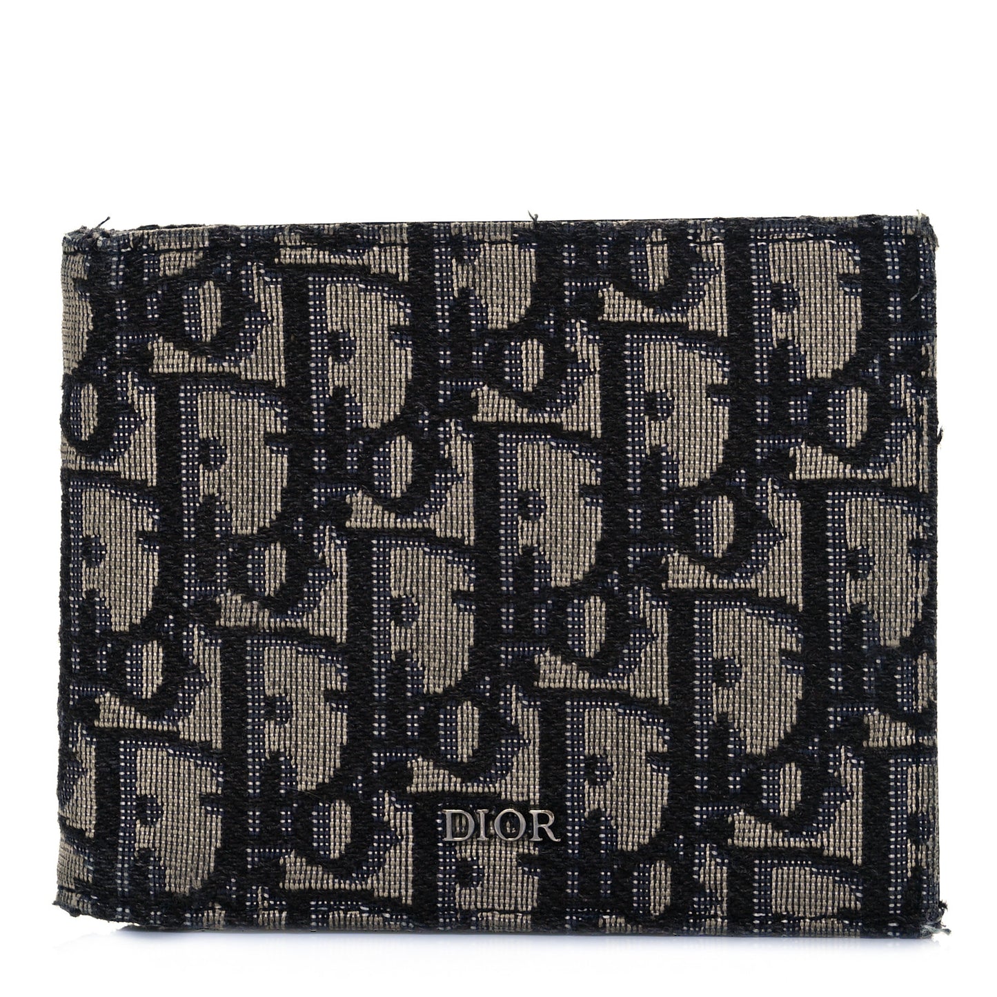 Oblique Compact Wallet Black
