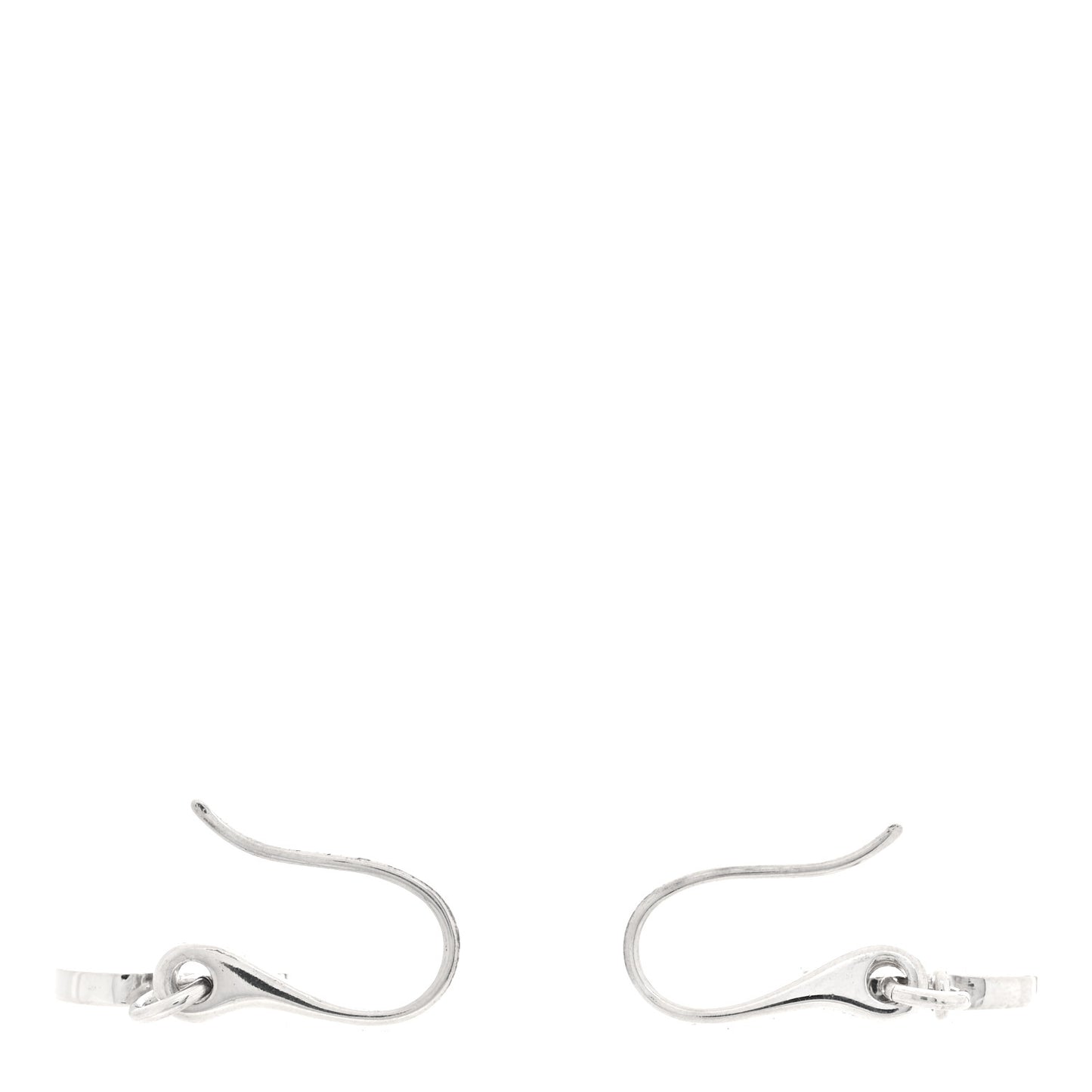 Sterling Silver Trademark Heart Drop Earrings