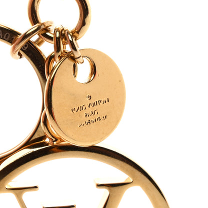 Louis Vuitton LV Circle Bag Charm Key Holder Gold 4 of 4
