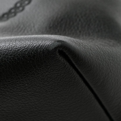 Prada Glace Calfskin Embossed Logo Tote Black 11 of 11