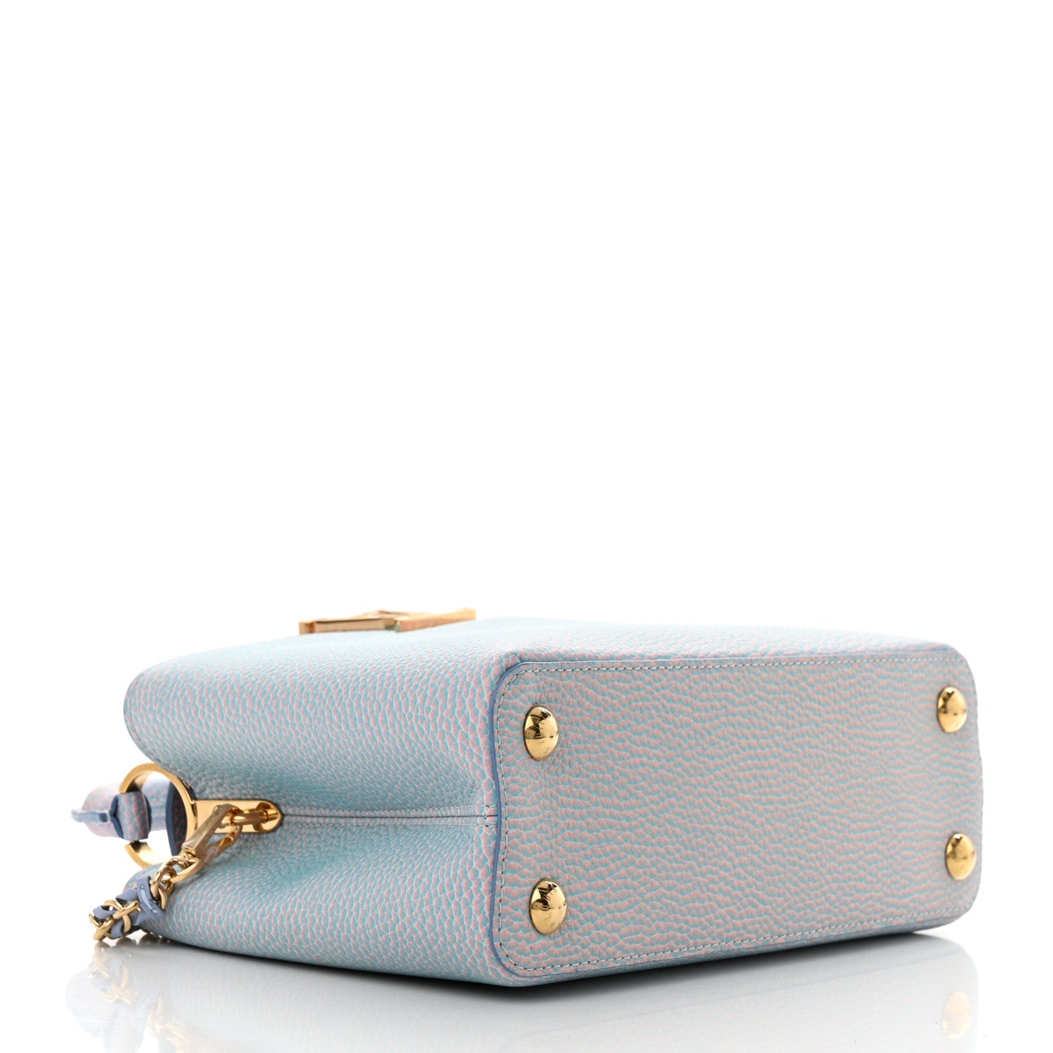 Louis Vuitton Taurillon Summer Stardust Capucines BB Lilas Purple 4 of 11