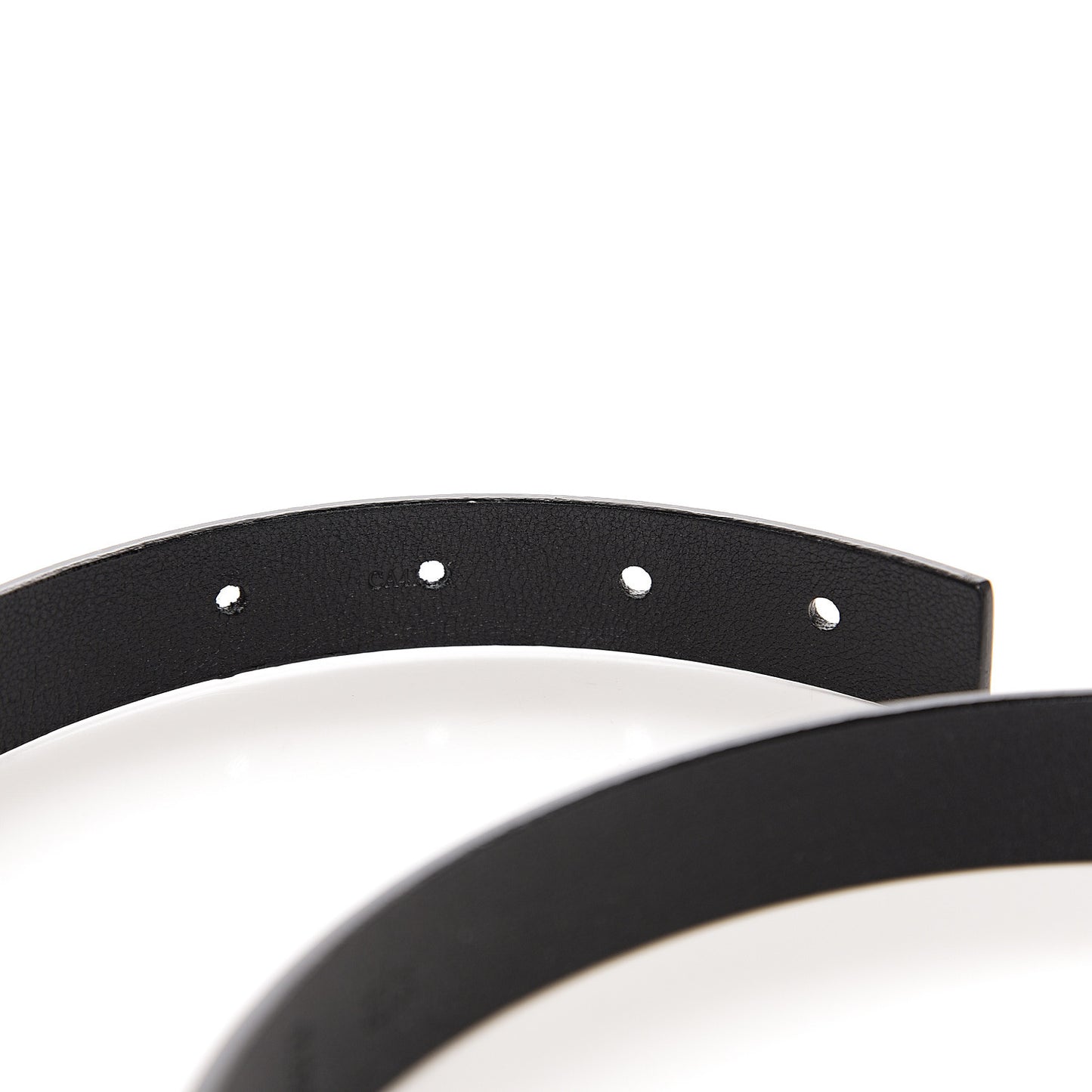 Calfskin Embossed 20MM LV Initiales Belt 85 34 Black