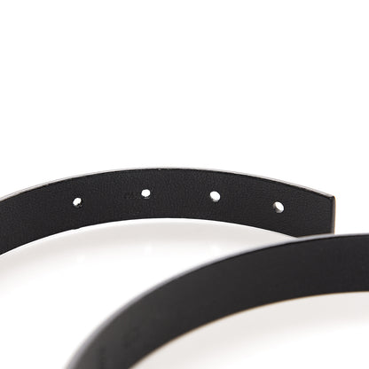 Louis Vuitton Calfskin Embossed 20MM LV Initiales Belt 85 34 Black 6 of 6