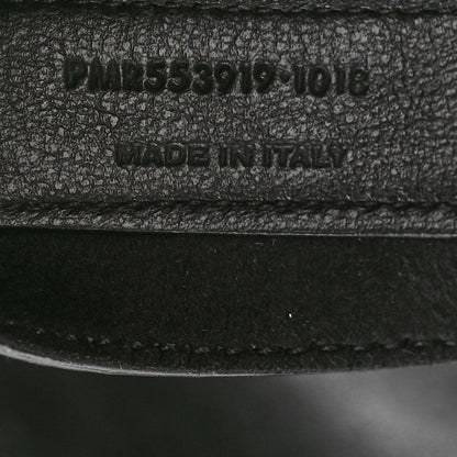 Saint Laurent Lambskin Teddy Drawstring Bag Black 8 of 10