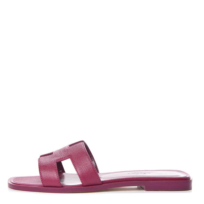 Hermes Epsom Oran Sandals 36 Pink 1 of 10