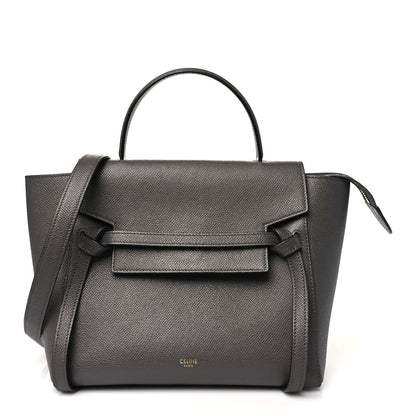 Celine Grained Calfskin Micro Belt Bag Grey 1 of 13
