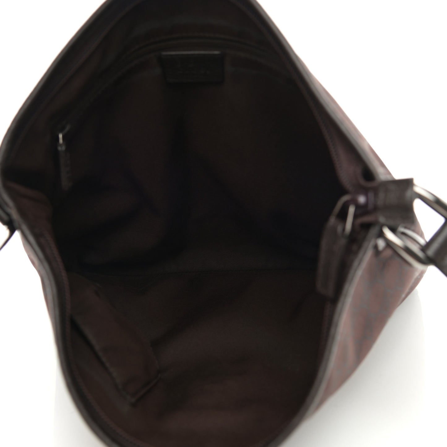Nylon Monogram Abbey Messenger Bag Dark Brown