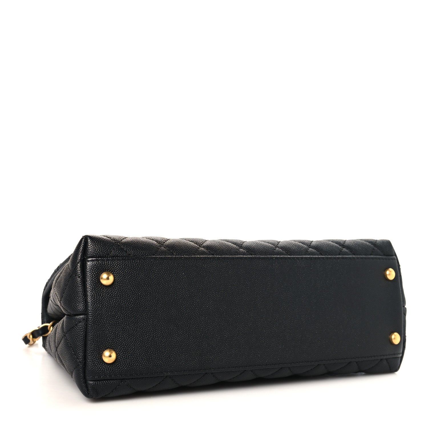 Chanel Caviar Quilted Small Coco Handle Flap Black 4 of 10