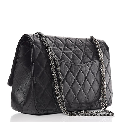 Chanel Aged Calfskin Quilted 2.55 Reissue 227 Flap Black 3 of 11