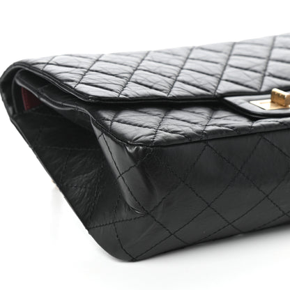 Chanel Aged Calfskin Quilted 2.55 Reissue 227 Flap Black 9 of 10