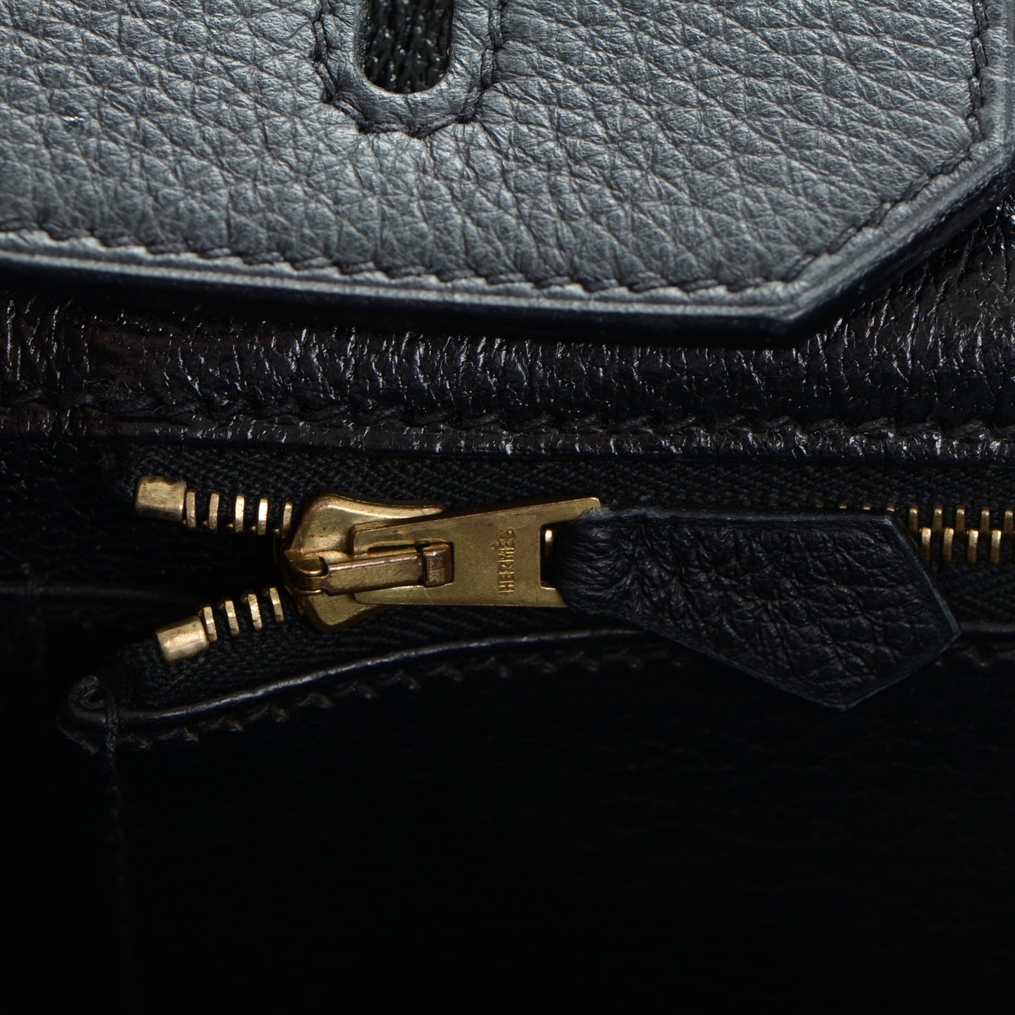 Taurillon Clemence HAC Birkin 32 Black