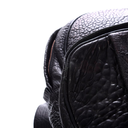 Alexander Wang Pebbled Lambskin Dumbo Backpack Black Rose Gold Hardware 9 of 9