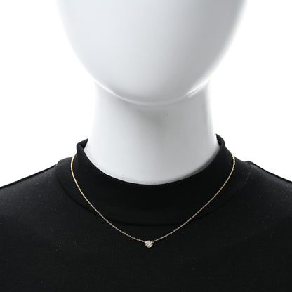 Tiffany 18K Yellow Gold Diamond .40ct Elsa Peretti Diamonds by the Yard Pendant Necklace 3 of 4