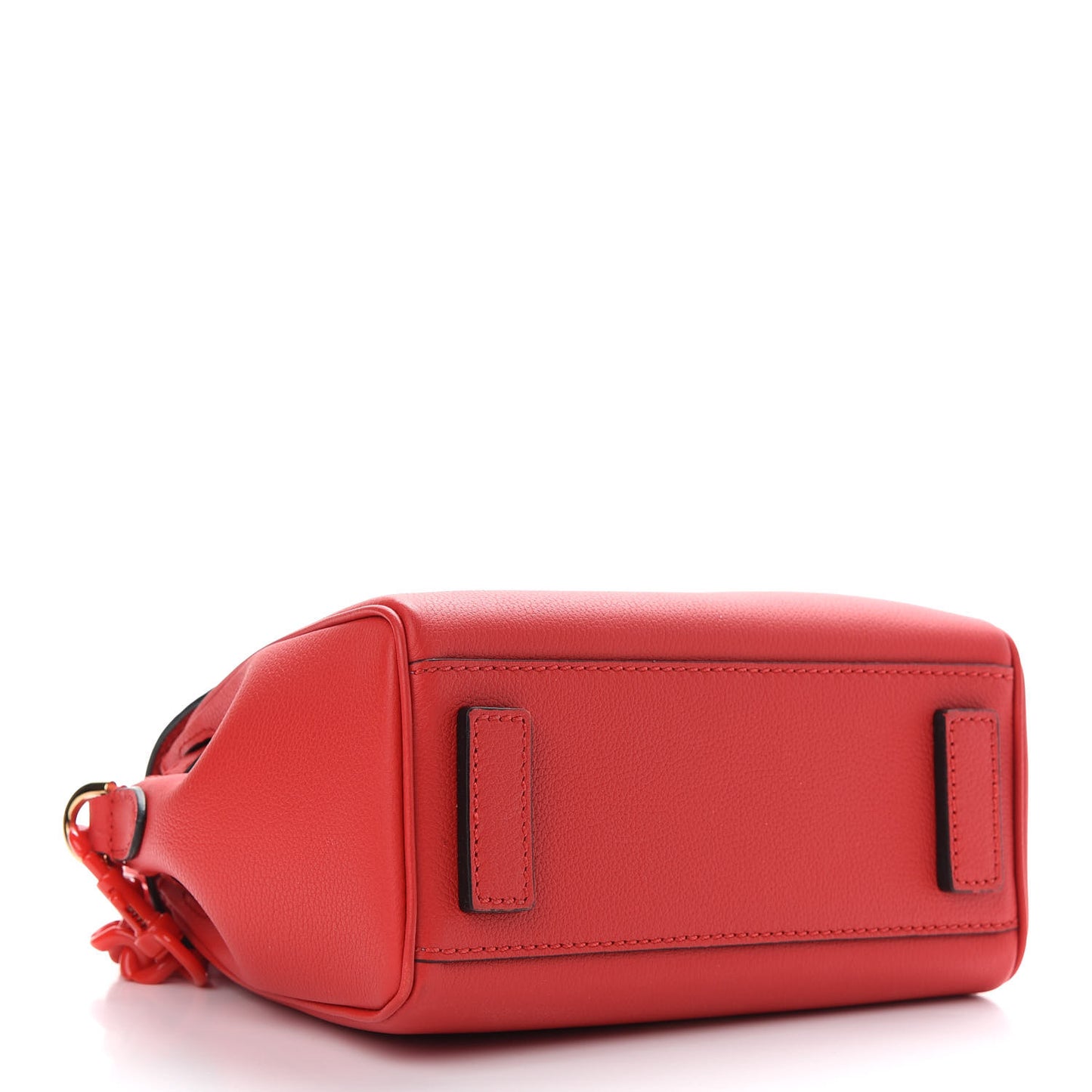Calfskin Medusa Small Top Handle Handbag Red