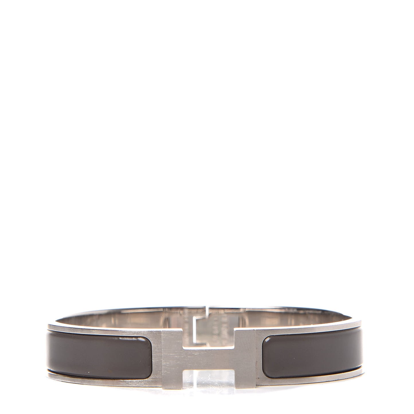Matte Enamel Narrow Clic Clac HH Bracelet GM Etain