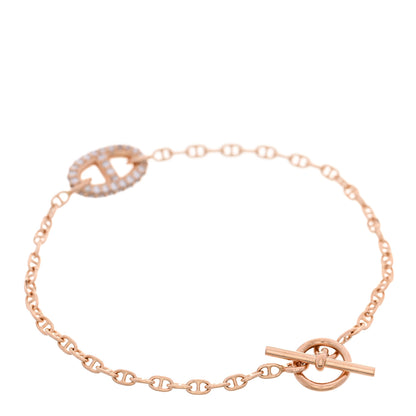 Hermes 18K Rose Gold Diamond Farandole Bracelet ST 2 of 5