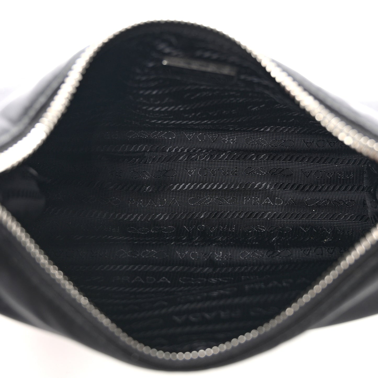 Tessuto Nylon Saffiano Mini Re-Edition 2005 Bag Black