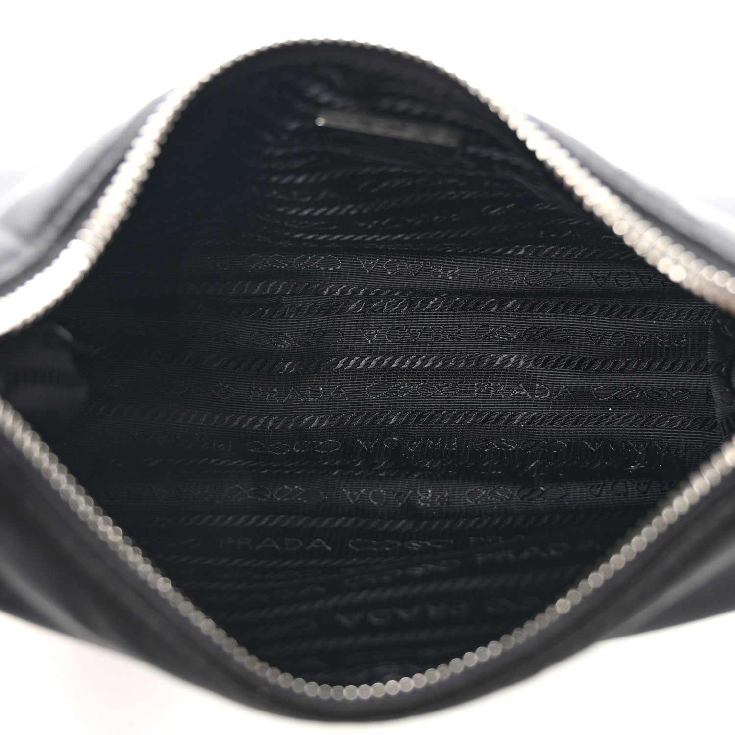 Prada Tessuto Nylon Saffiano Mini Re-Edition 2005 Bag Black 5 of 11