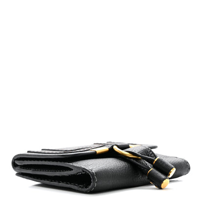 Chloe Grained Calfskin Marcie Square Wallet Black 4 of 7