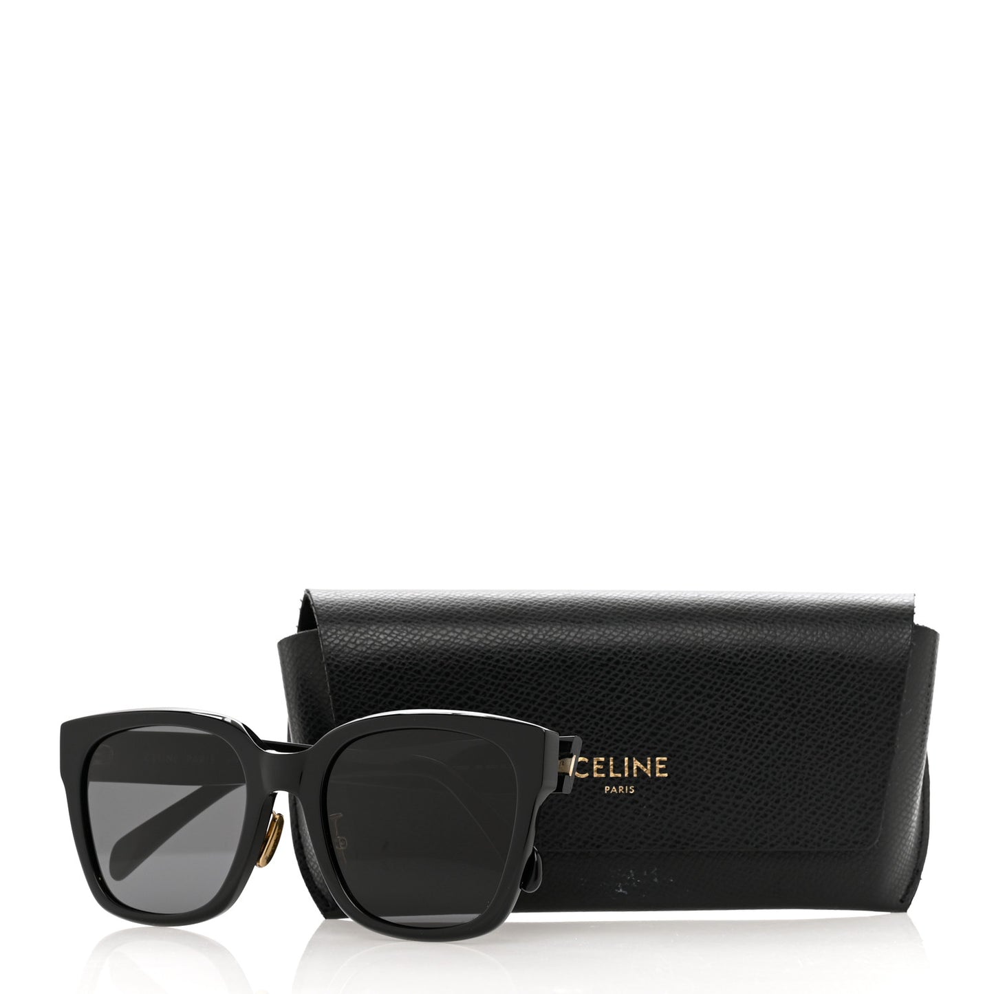 Acetate Triomphe Sunglasses CL40222F Black