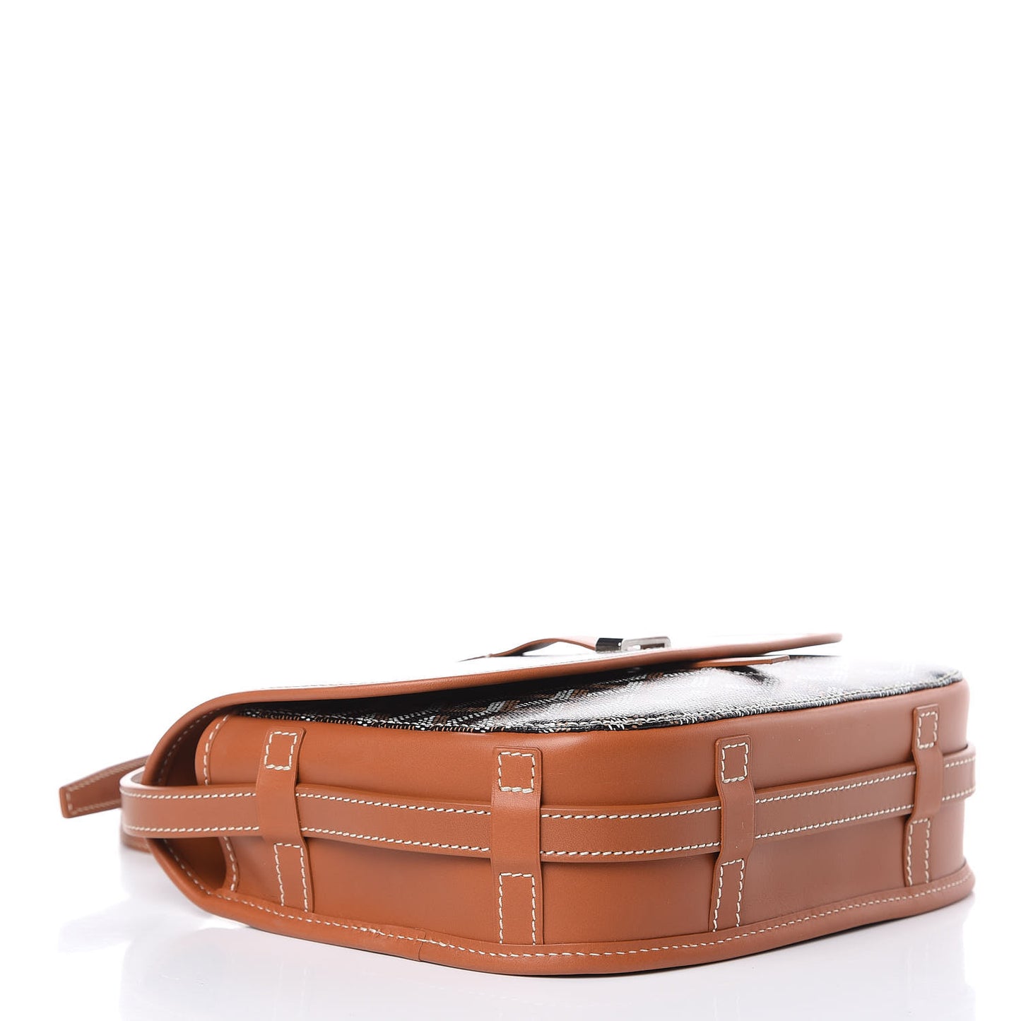 Goyardine Belvedere II PM Messenger Bag Black Gold