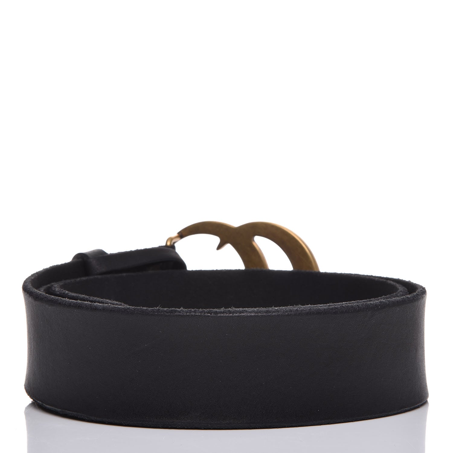 Gucci Faded Calfskin Double G 40mm Belt 90 36 Black 3 of 7