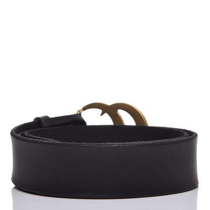 Gucci Faded Calfskin Double G 40mm Belt 90 36 Black 3 of 7