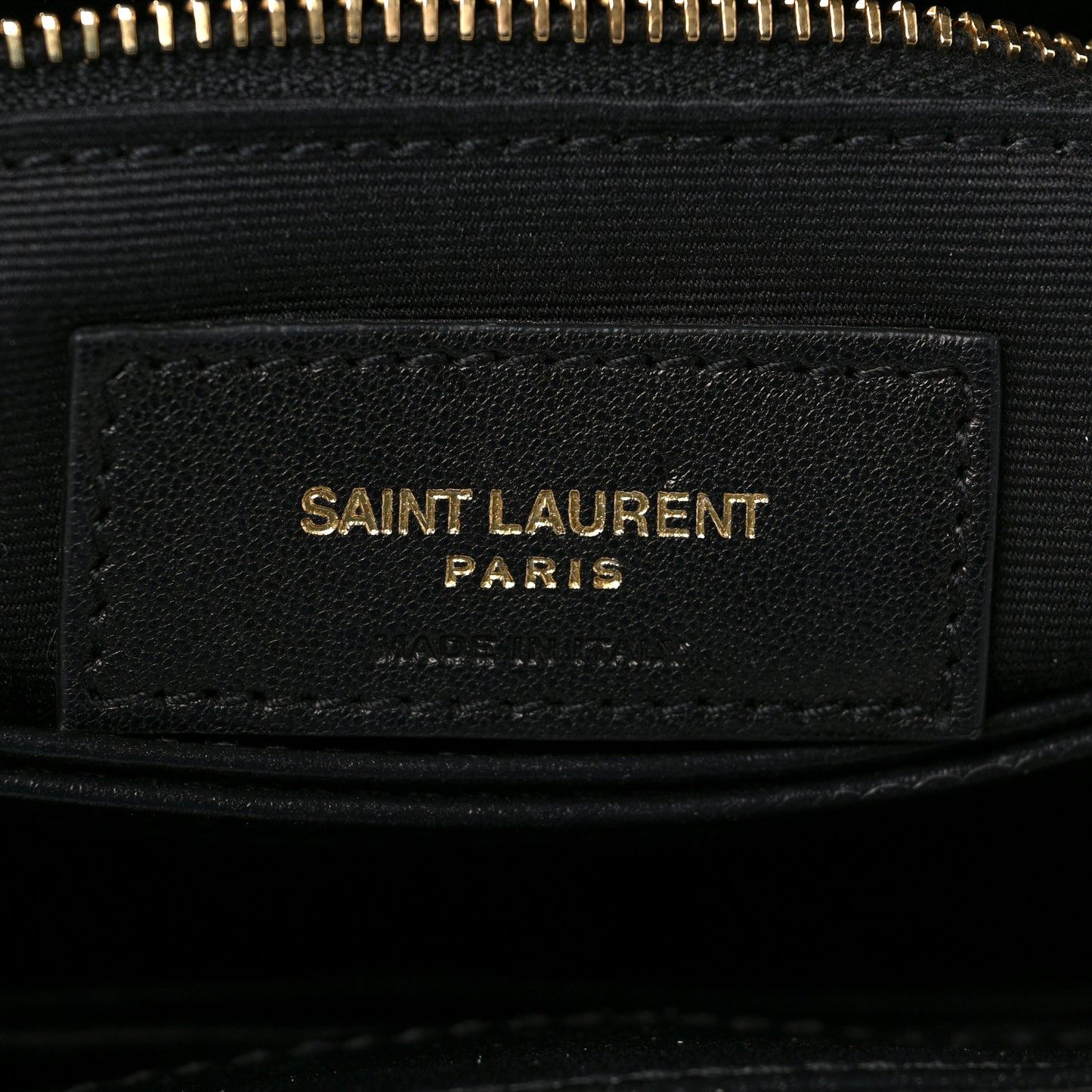 Calfskin Y Quilted Monogram Toy Loulou Crossbody Bag Black