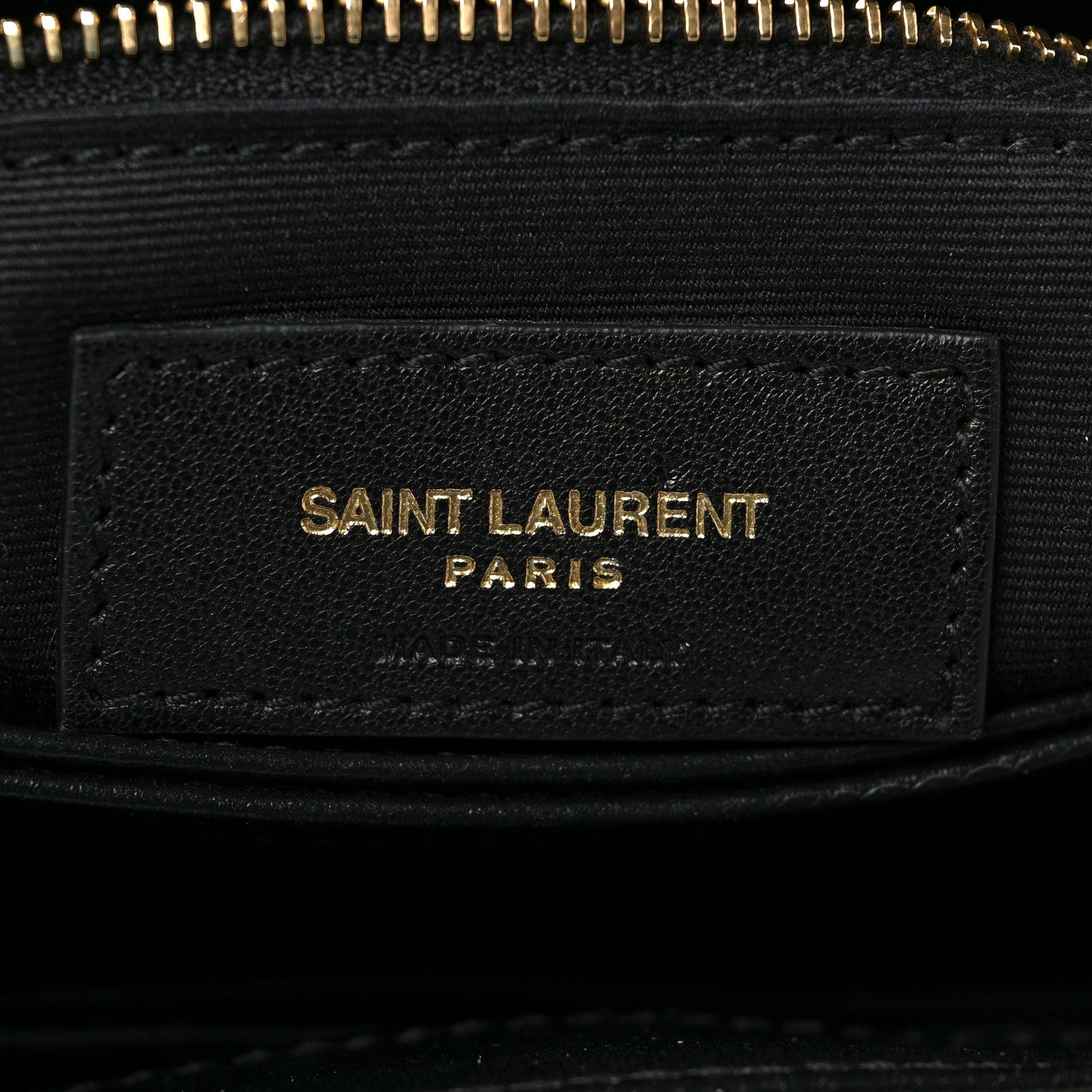 Saint Laurent Calfskin Y Quilted Monogram Toy Loulou Crossbody Bag Black 6 of 10