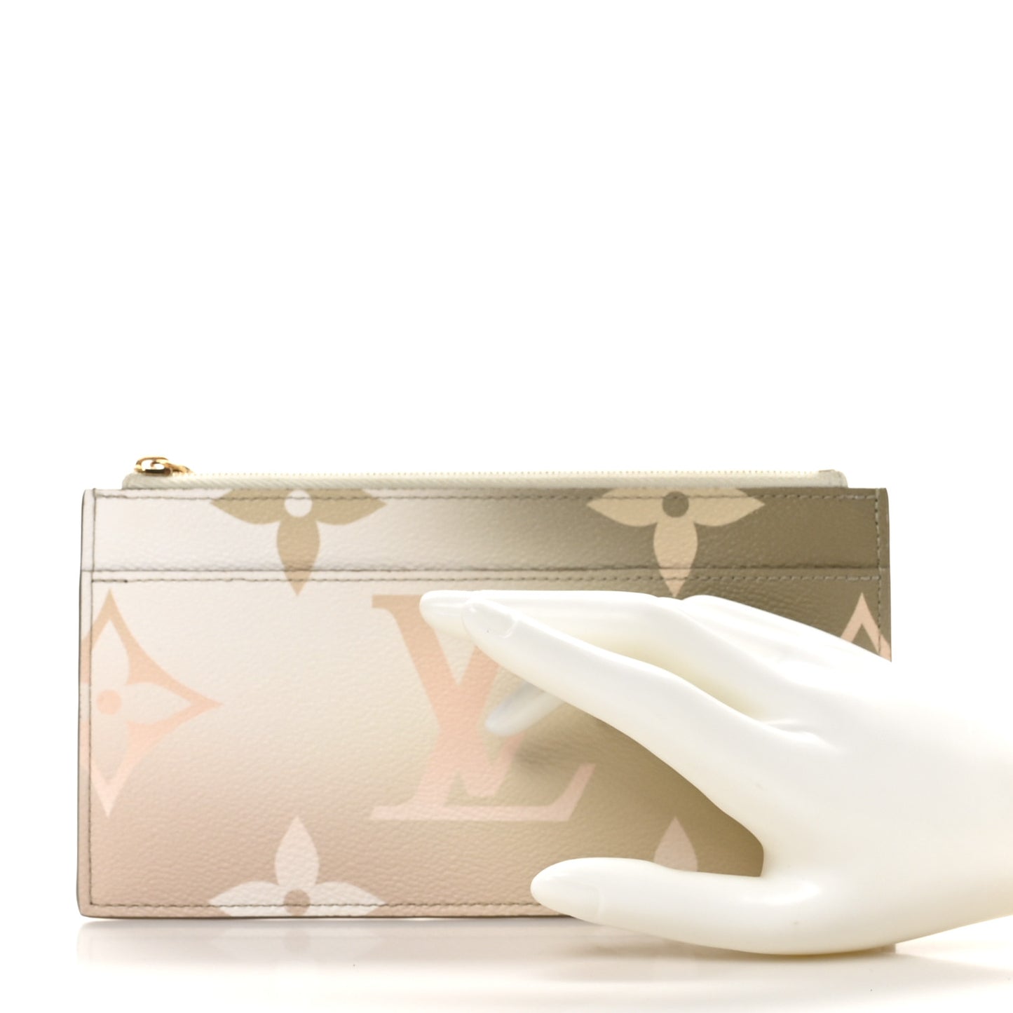 Monogram Giant Spring In The City Slim Purse Sunset Kaki