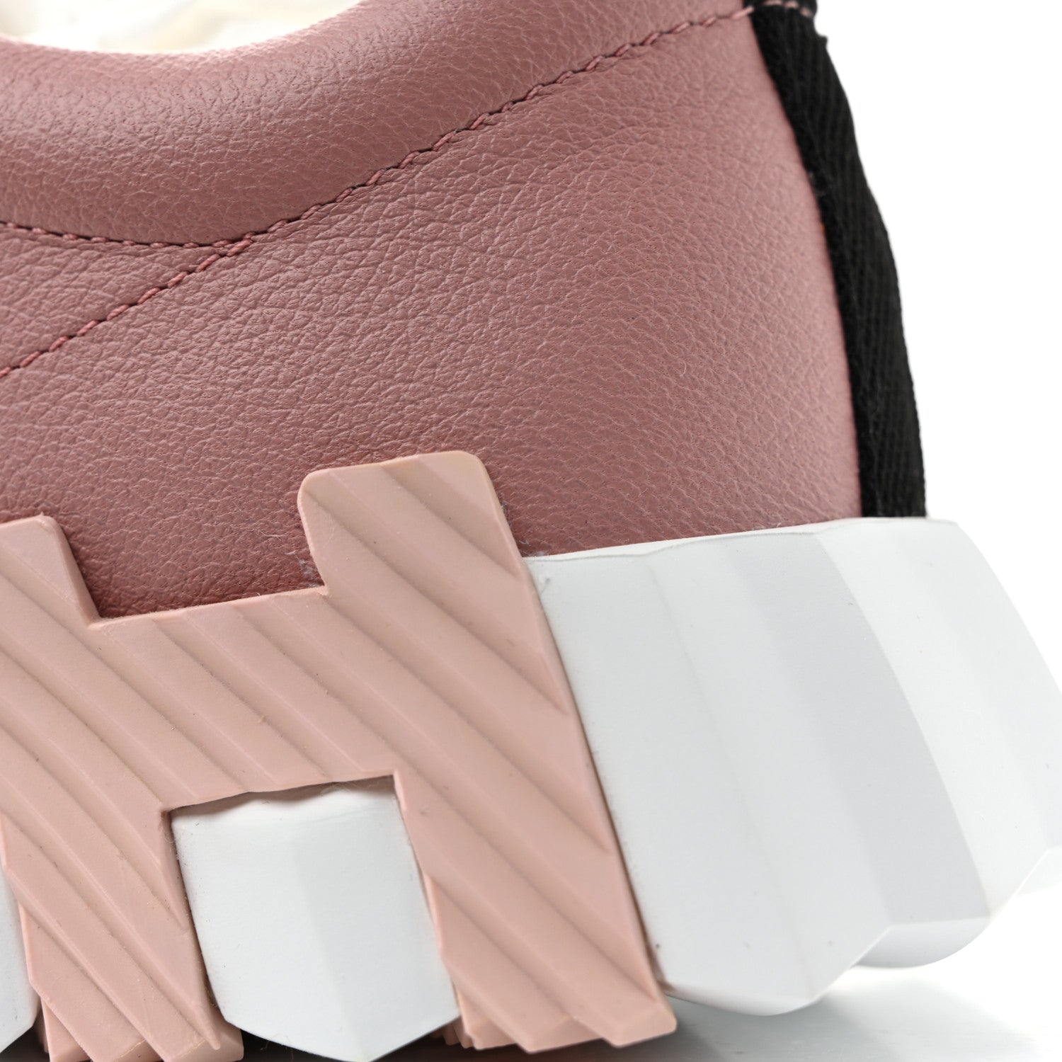 Hermes Sport Goatskin Suede Goatskin Womens Bouncing Sneakers 35.5 Rose Aquarelle 10 of 11
