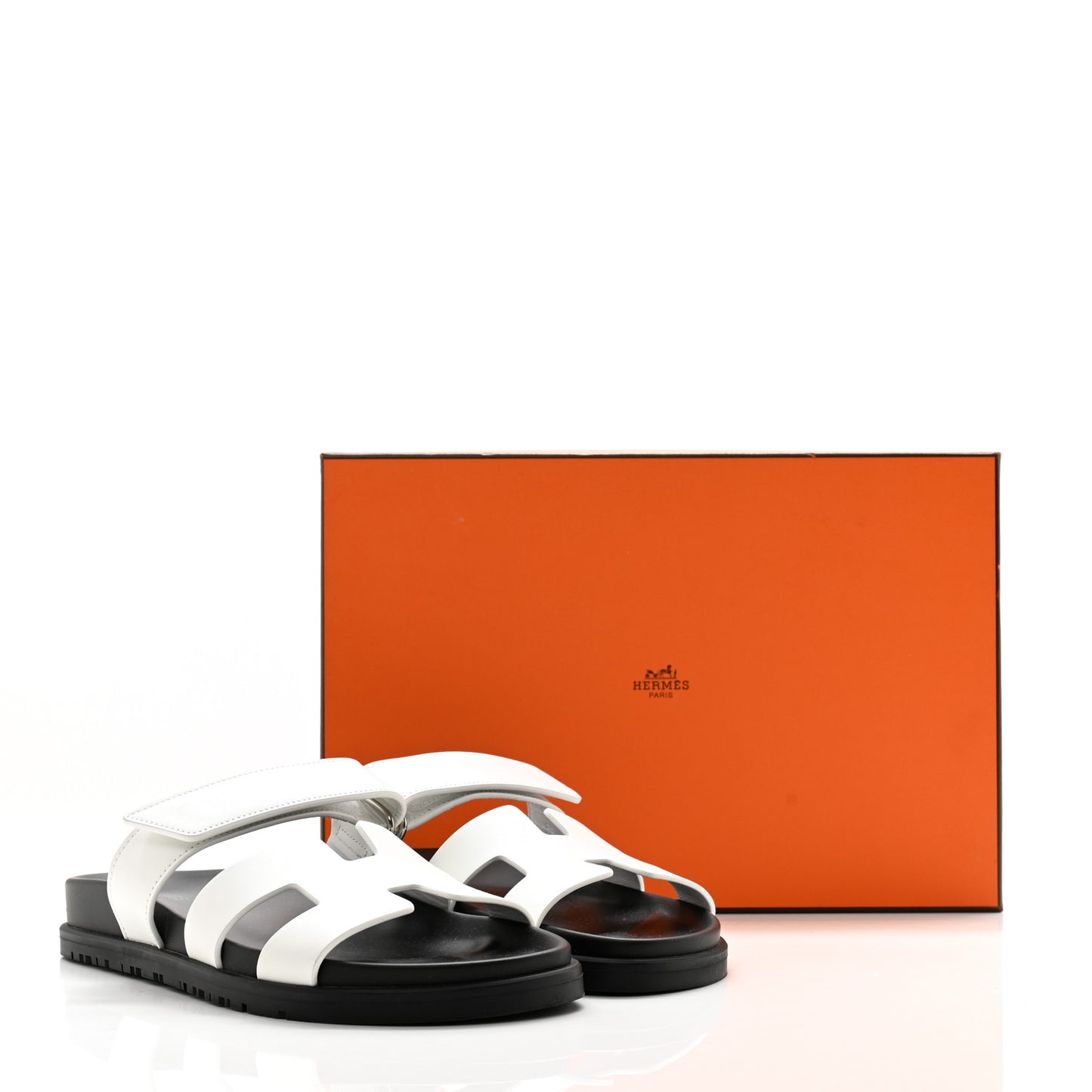 Calfskin Womens Chypre Sandals 36.5 White