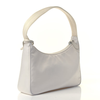 Prada Tessuto Nylon Mini Re-Edition 2000 Bag White 2 of 4