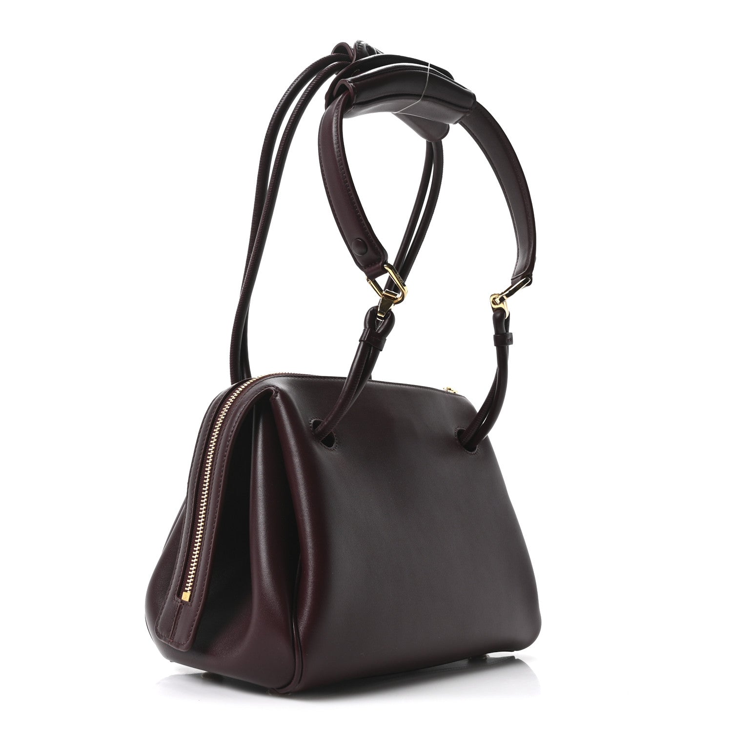 Loewe Supple Calfskin Small Madrid Bag Dark Burgundy 3 of 9