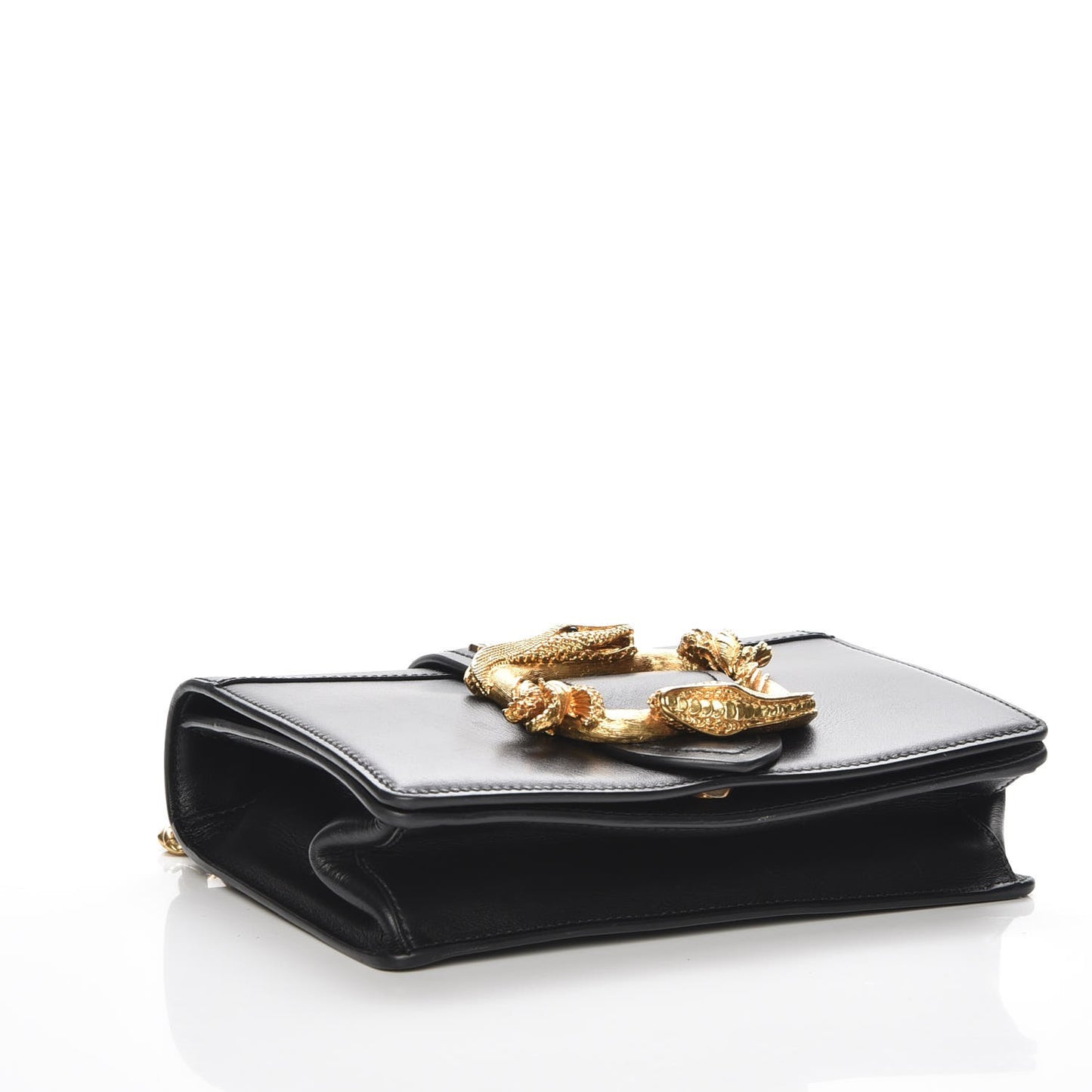 City Calf Saffiano Animalier Cahier Bag Black