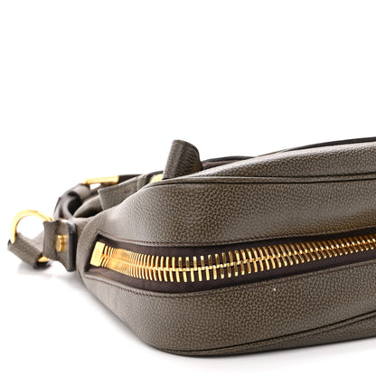 Tom Ford Pebbled Calfskin Medium Jennifer Green 9 of 12