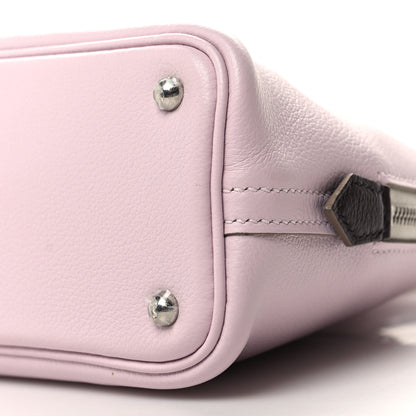 Hermes Chevre Mysore Tri-Color Mini 1923 Bolide Mauve Pale Rouge Sellier Craie 10 of 10