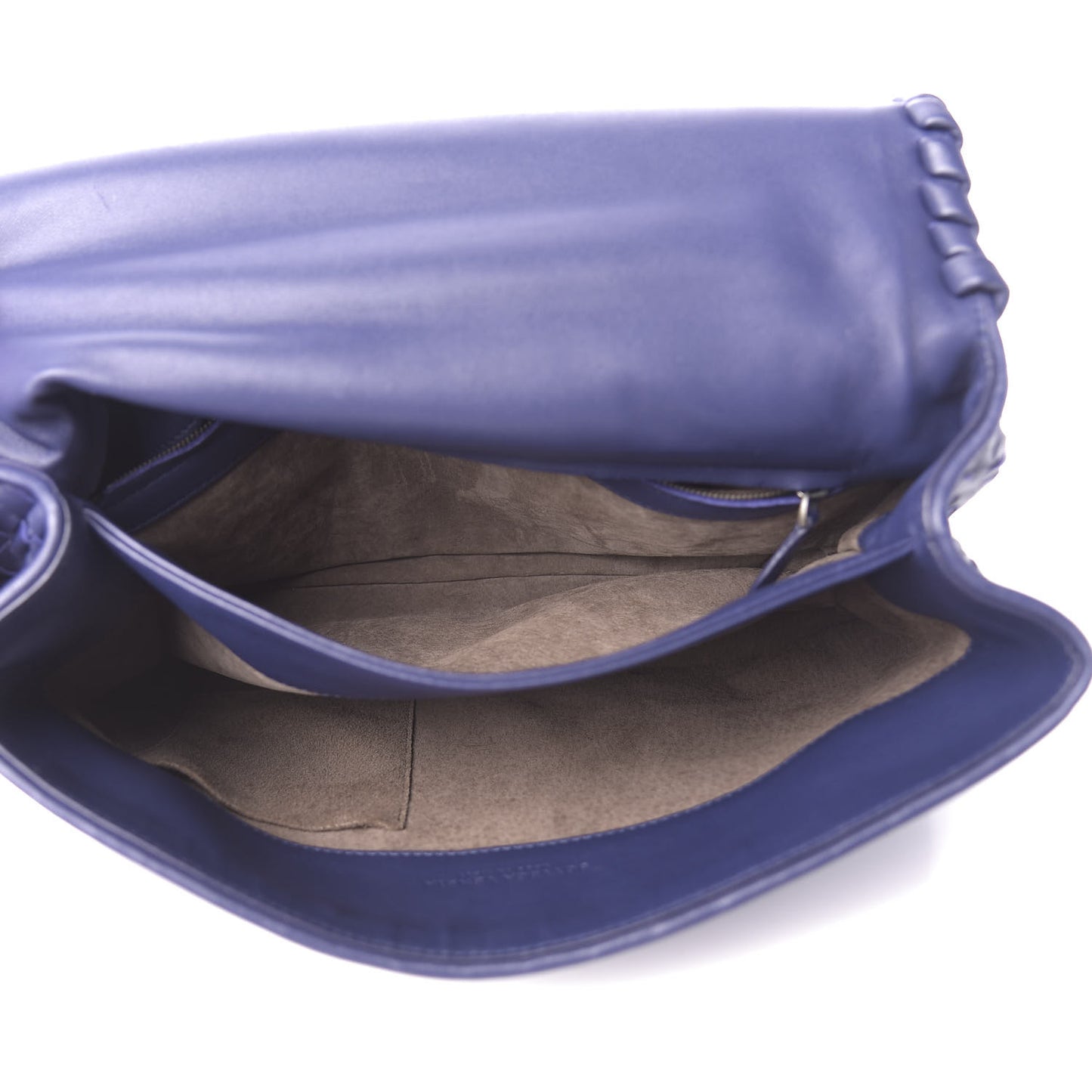 Nappa Intrecciato Large Olimpia Bag Atlantic