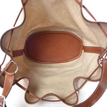 Hermes Crinoline Natural Barenia Market GM 5 of 10
