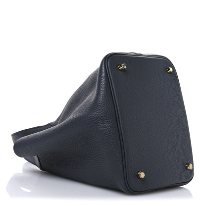 Hermes Taurillon Clemence Picotin Lock 22 MM Gris Misty 4 of 11