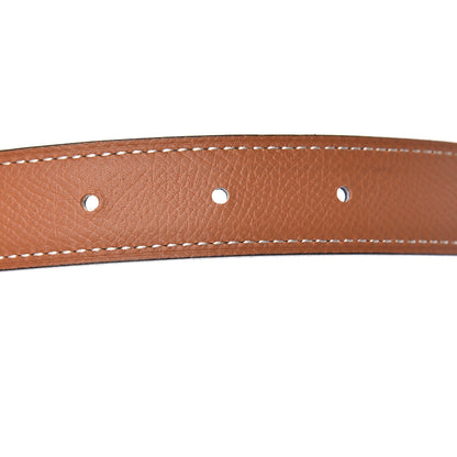 Hermes Swift Epsom 24mm Mini Constance H Belt 80 Black Gold 5 of 7