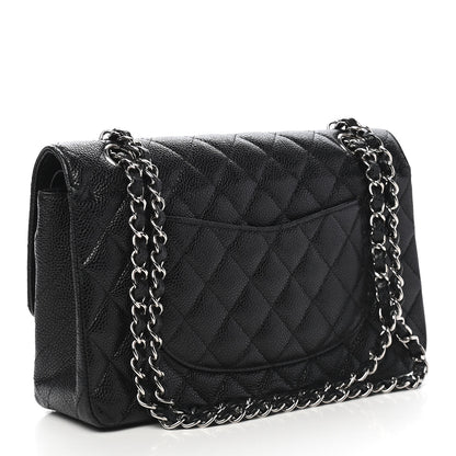 Chanel Caviar Quilted Medium Double Flap Black 5 of 17